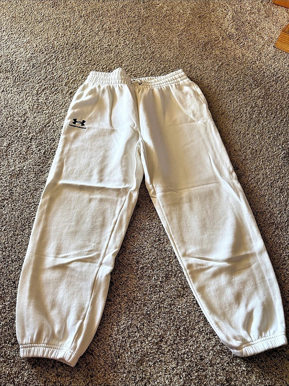 Under Armour Rival Fleece Joggers White
